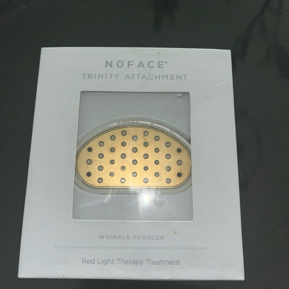 NuFACE Trinity Attachment Wrinkle Reducer Red Light Therapy...